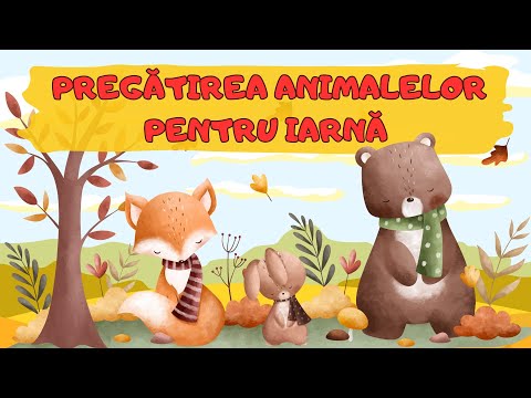 PREGĂTIREA ANIMALELOR PENTRU IARNĂ || animale sălbatice || material informativ pentru copii