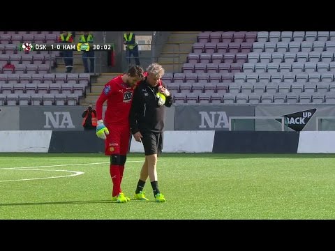 Här hugger det till för Bajen-keepern som utgår skadad - TV4 Sport