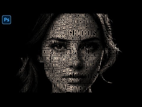 How to Create a Stunning Text Portrait Effect in Photoshop | Step-by-Step Tutorial