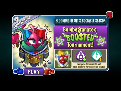 PvZ 2 Battlez Arena: Week 102, Bombegranate BOOSTED - 6.40 Million (Free Plants Only), S11