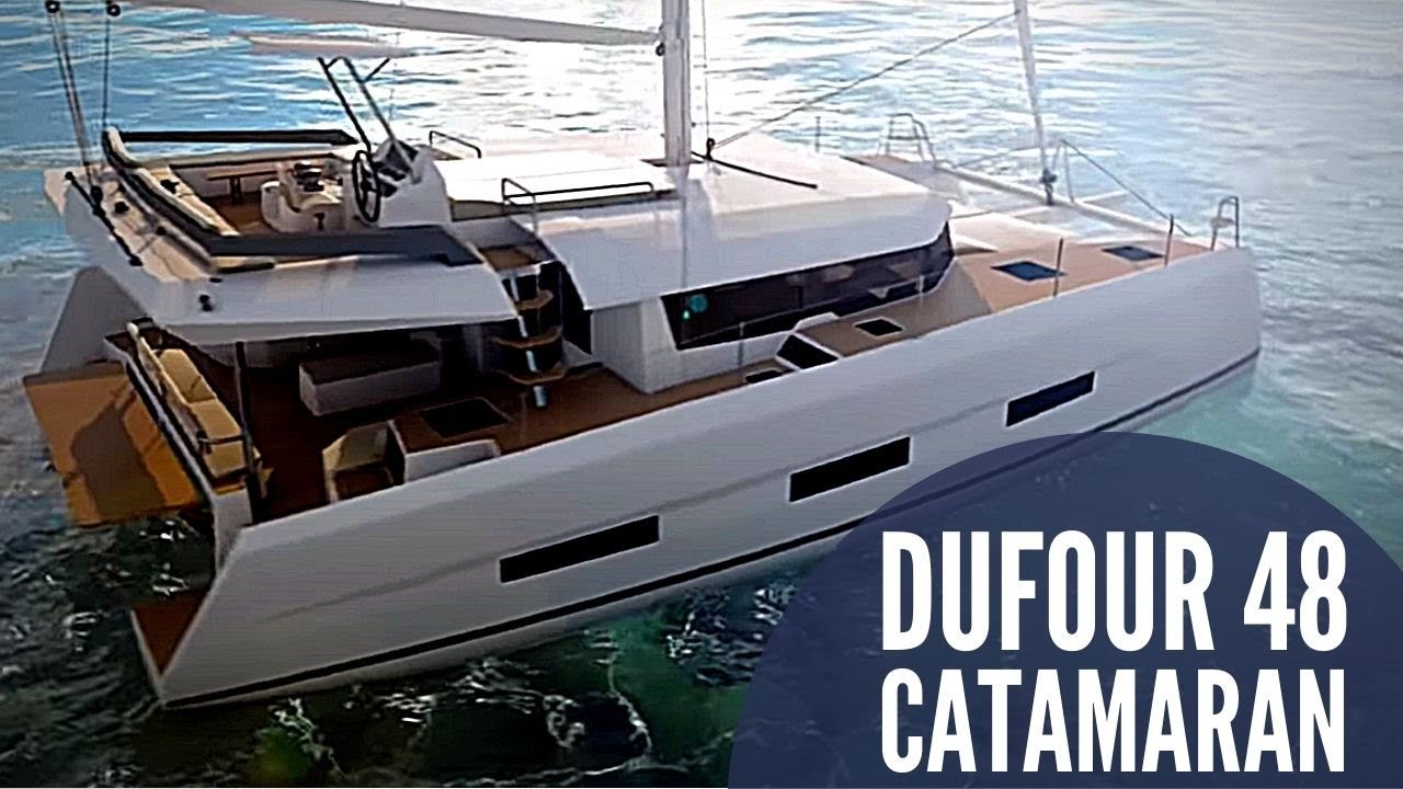 Dufour 48 Catamaran - Render