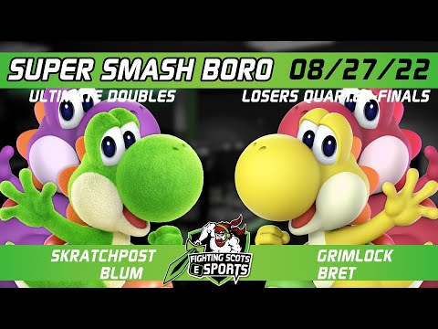 Super Smash Boro #32 L.Quarters - SkratchPost & blum vs. Grimlock & bret - Smash Ultimate Doubles