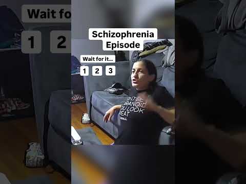 A REAL Schizophrenia episode on camera
