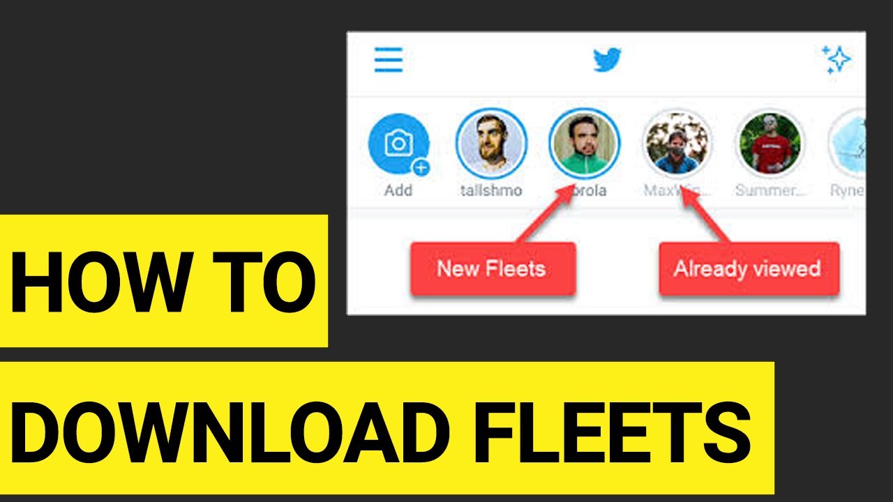 HOW TO DOWNLOAD FLEETS FROM TWITTER LINK APP IN DESCRIPTION