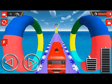 Impossible Bus Stunt Driving - Bus Mega Ramp Games 2020 - Android Gameplay