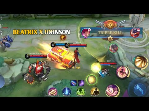 BEATRIX X JOHNSON COMBO | MOBILE LEGENDS
