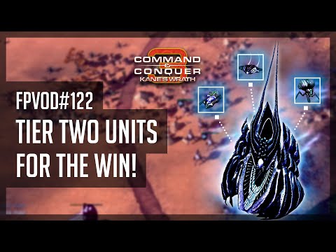 [C&C3: Kane's Wrath] FPVoD#122 - Tier Two Units For The Win! (Patch 1.03) [4k]