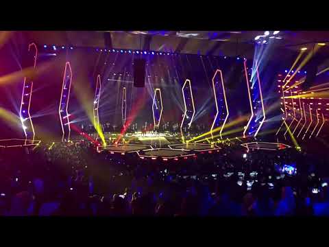 DANGDUT MASA KINI!! Via Vallen ft. Boy William-Sayang LIVE at NET 5.0 Indonesian Choice Awards 2018