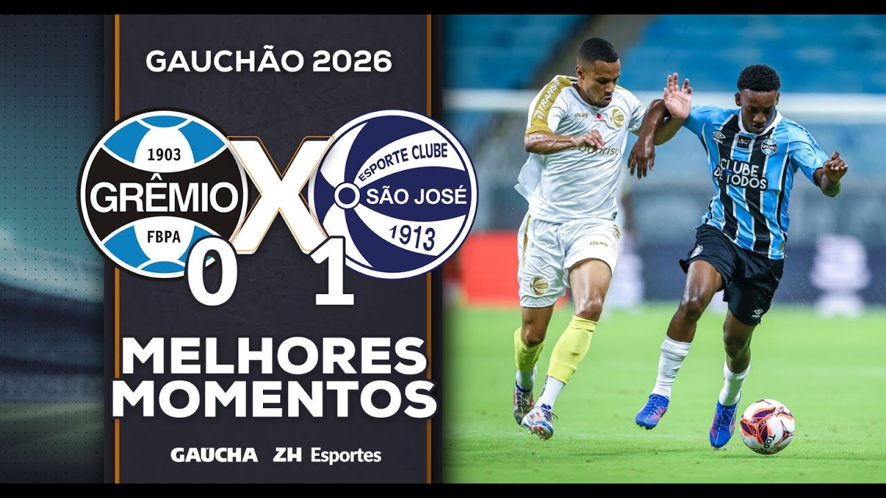 Grêmio vs EC São José Highlights