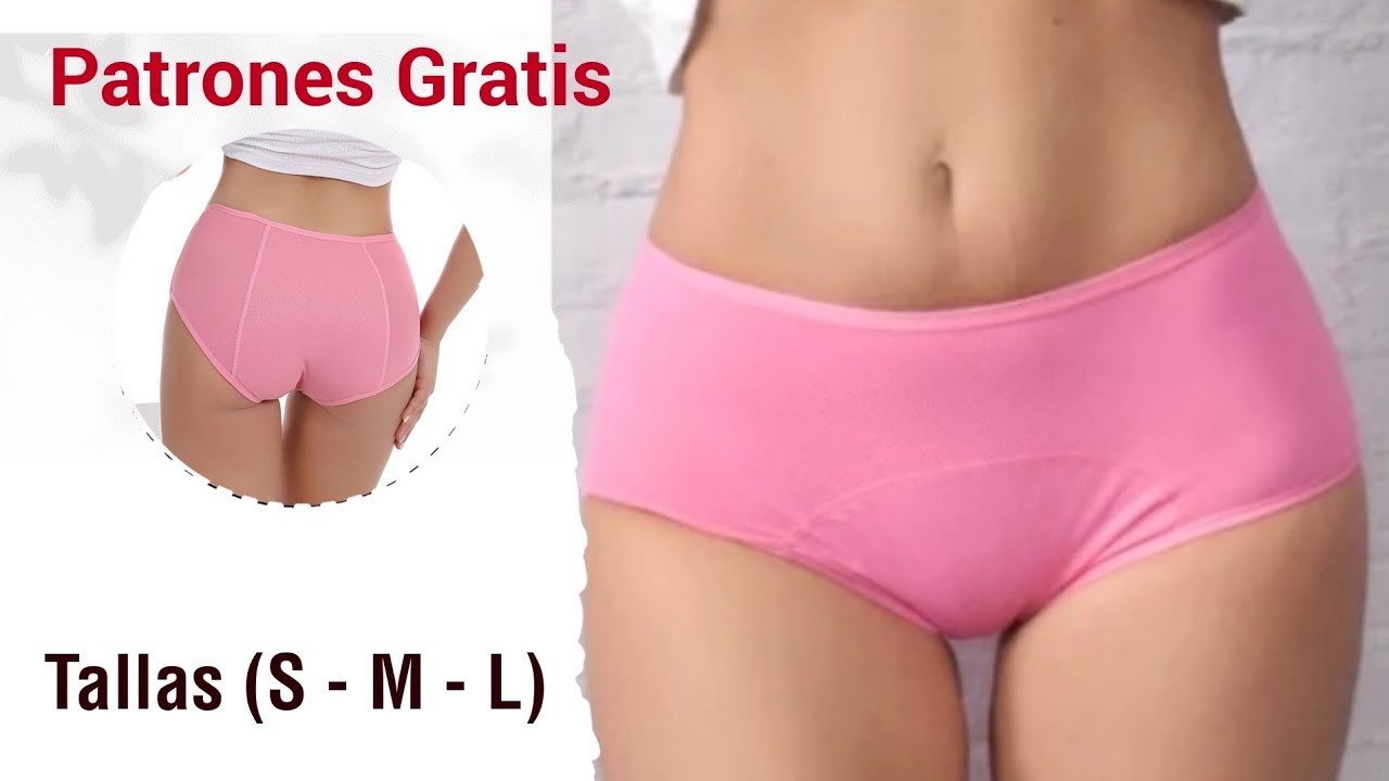 Panty MENSTRUAL o INCONTINENCIA Paso a Paso | Descarga los patrones GRATIS