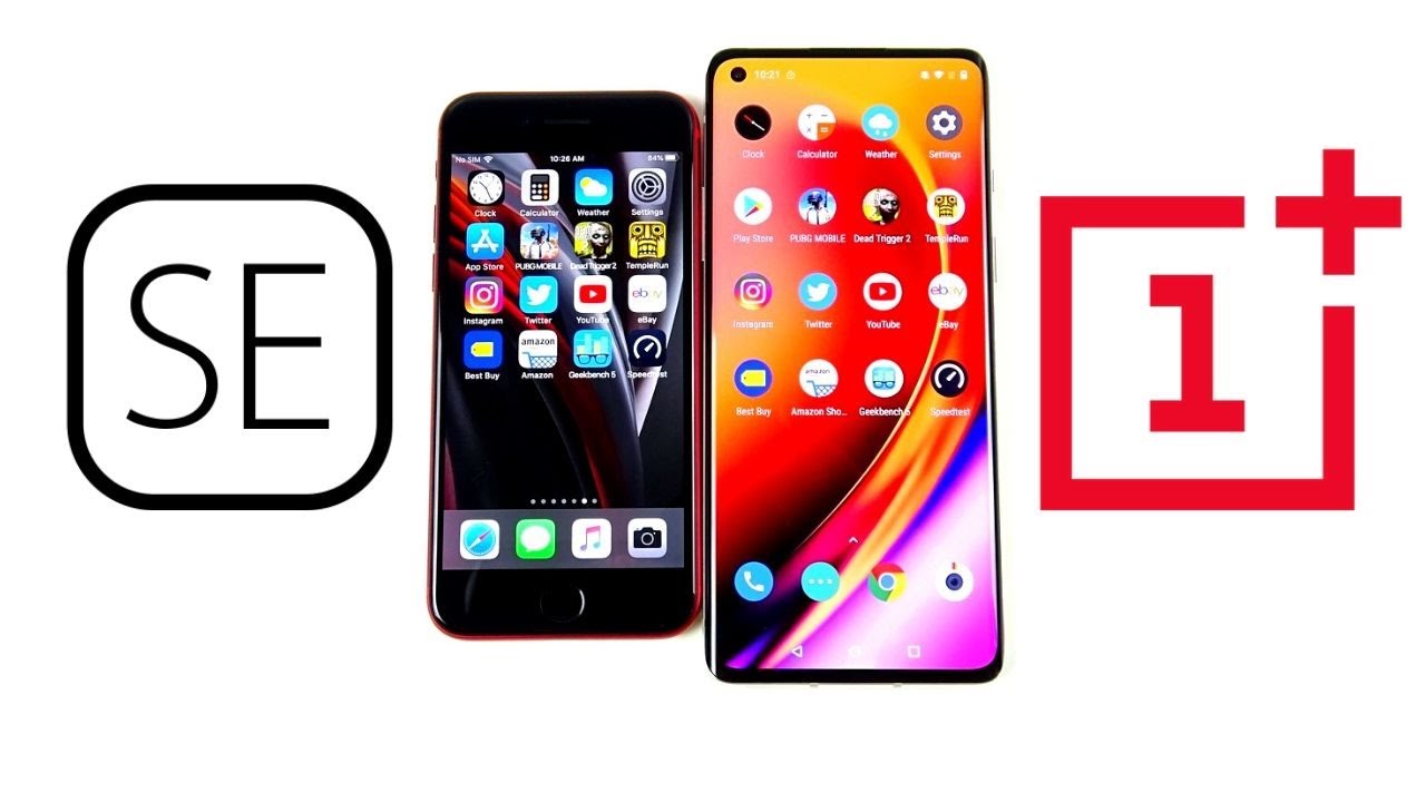 iPhone SE 2020 vs OnePlus 8 Speed Test!