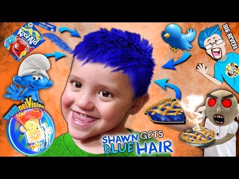 SHAWN gets BLUE HAIR Song 🎵 + Cool Surprise! (FUNnel FV Family Vlog)