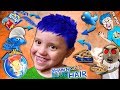SHAWN gets BLUE HAIR Song 🎵 + Cool Surprise! (FUNnel FV Family Vlog)