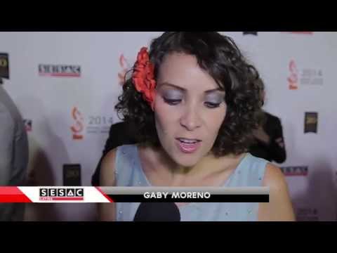 Gaby Moreno en el Red Carpet de los Premios SESAC Latina 2014 Video