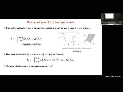 Yuxuan Wang - Quantum oscillation in a 2d Fermi liquid from coadjoint-orbit bosonization 12-04-25