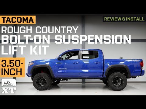 2005-2023 Tacoma Rough Country 3.50-Inch Bolt-On Suspension Lift Kit Review & Install