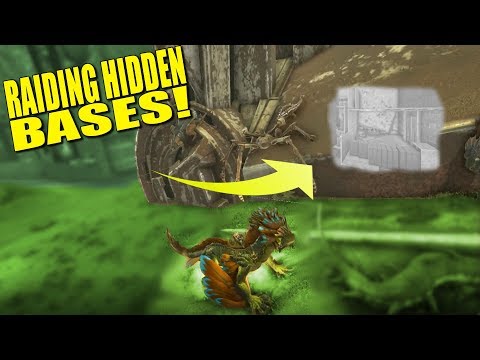 RAIDING SNEAKY HIDDEN BASES! (Pvp) - Ark: Aberration - Ep.8