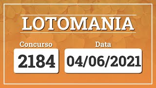 Capa de LOTOMANIA 2184
