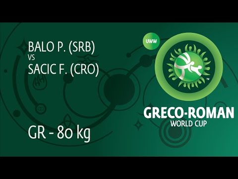 Round 1 GR - 80 kg: F. SACIC (CRO) df. P. BALO (SRB) by FALL, 8-5