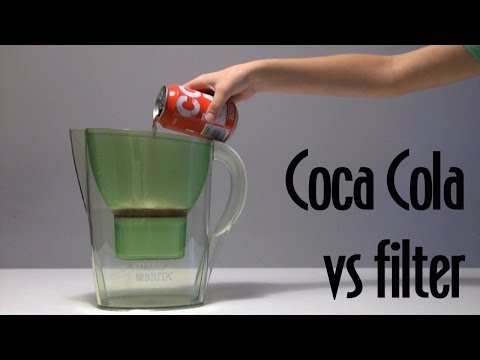 Coca Cola vs Brita filter. What happens? Experiment