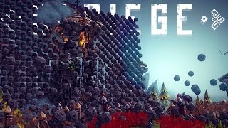 Besiege Best Creations - Wall of TERROR! 6 Wheeled Monster Truck & More!