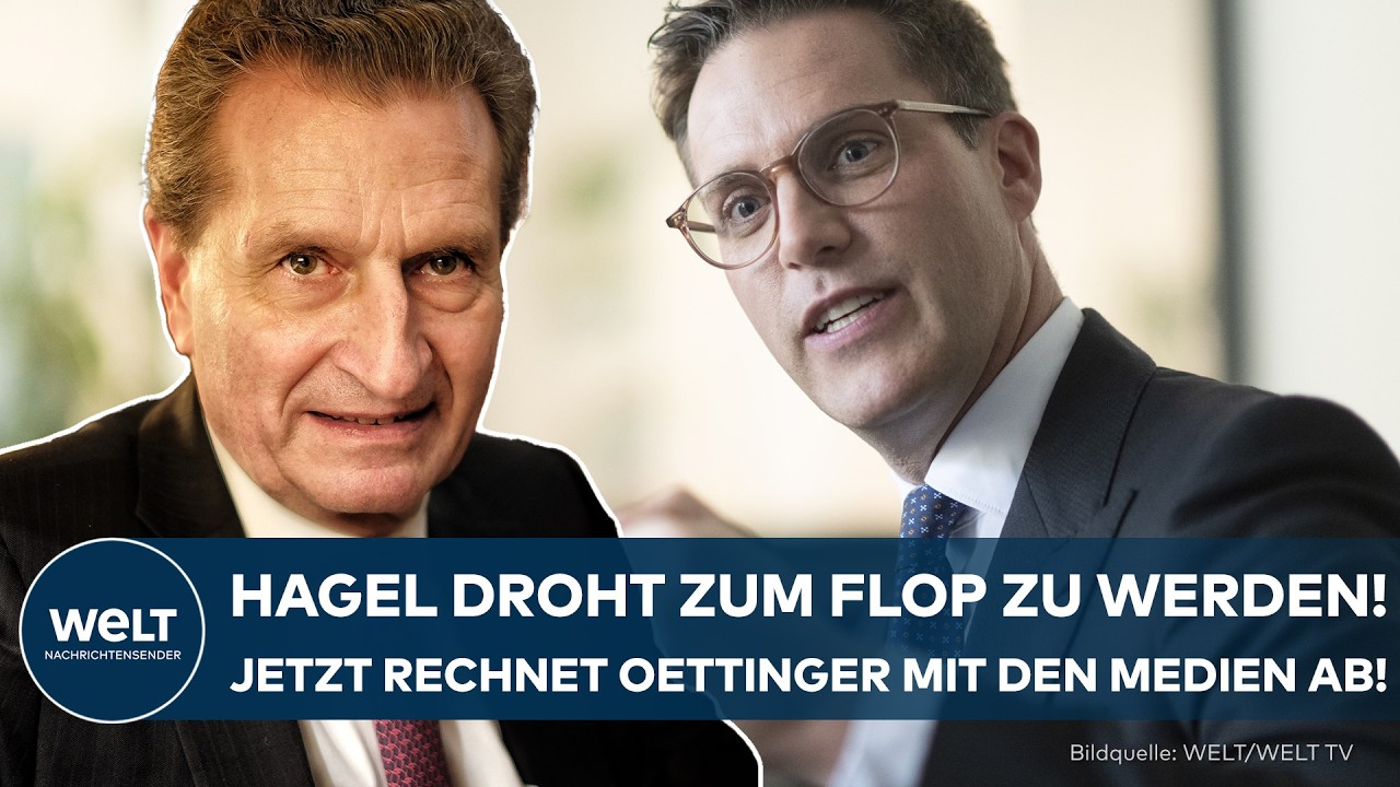 CDU: Hagel droht zum Flop zu werden! – jetzt rechnet Günther Oettinger mit den Medien ab!