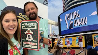 Disney Fantasy Very Merrytime Cruise 2025! Embarkation Day, Christmas Tree Lighting & All The Food!