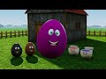 Learning Colors And Numbers Song Colorful Eggs On The Farm