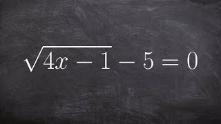 Learn How to Solve a Square Root Equation