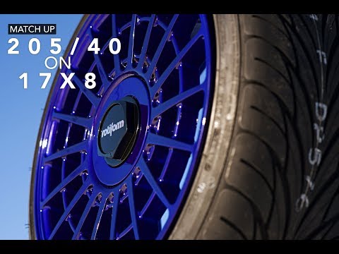 Match up : 205/40 on 17x8 Rotiform LAS-R