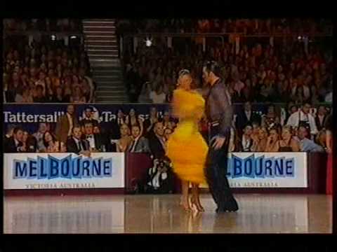 IDSF World Latin Championships 2008 ChaCha solo Stefano Di Filippo & Anna Melnikova
