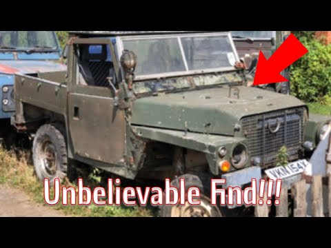 We find a Land Rover graveyard in the UK!!