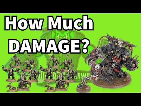 How Deadly Is Ghazghkull With 10 Nobz? Full Damage Potential