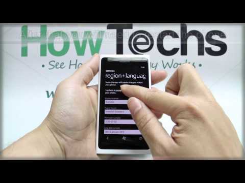 How to Change the  Language on Nokia Lumia 800