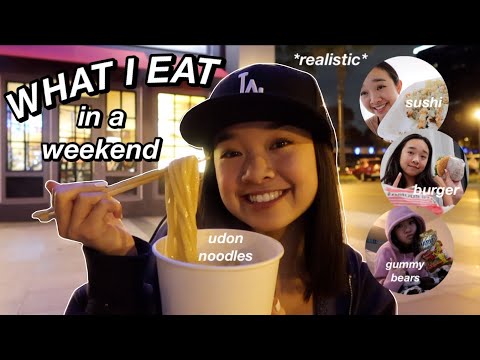 WHAT I EAT in a weekend *realistic for a teen* | Nicole Laeno