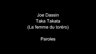 Joe Dassin-Taka Takata (La femme du toréro)-paroles