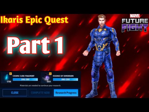 Ikaris Epic Quest // Part 1 //🔥Research materials l in [MFF] #mff #rkmff #eternals