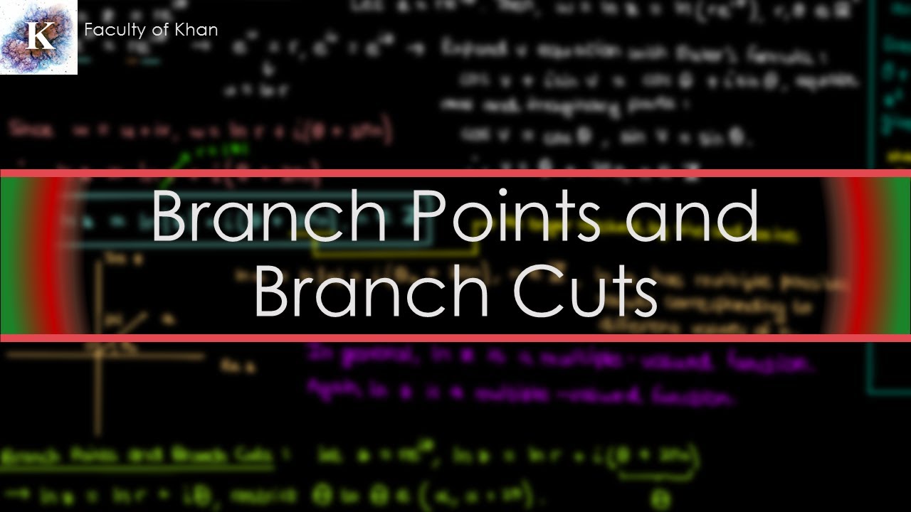 Introducing Branch Points and Branch Cuts | Complex Variables