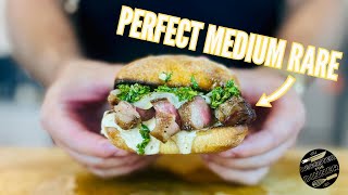 ULTIMATE Steak Sandwich Recipe | NY Strip, Chimichurri, Garlic Aioli