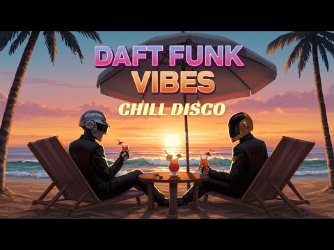 Daft Punk Inspired Sunset Funk 🌅 | Chill Disco x Neo Soul x Lounge Vibes