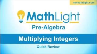 Multiplying integers