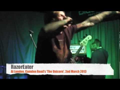 Razor Eater Live at London, Camden Road's The Unicorn 2013
