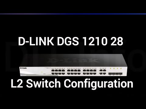 DLINK DGS-1210-28 Vlan & Trunking Configuration#networking #configuration