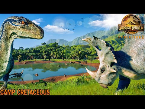Camp Cretaceous - valley of the dinosaurs, jurassic world evolution