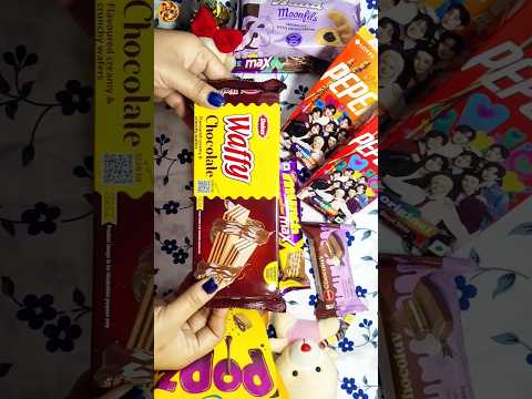 Crunchy waffy unboxing 🍫🔥🧇#chocolate #explore #viral #fyp #ytshorts #waffle