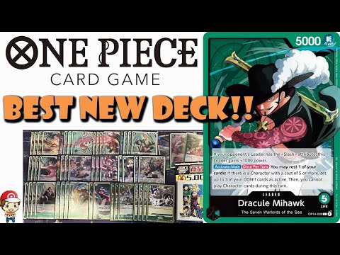 The BEST New Deck from OP-14! Dracule Mihawk is Already Winning! (One Piece TCG News)