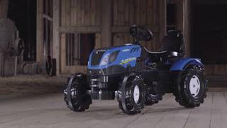 Minamas traktorius vaikams nuo 3 iki 8 m.| rollyFarmtrac New Holland | Rolly Toys