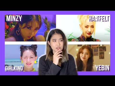 MINZY, GIRLKIND, YEBIN & HA:TFELT Reaction | Lady Rei
