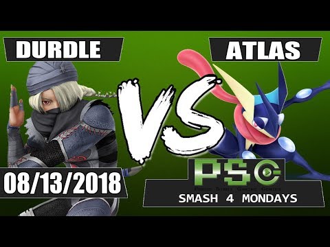 PSG Smash 4 Mondays: Durdle (Sheik/Luigi) vs Atlas (Greninja/Cap. Falcon) - Winners Semis