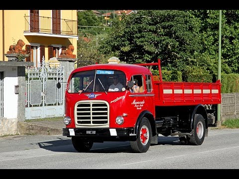 Panico si ferma il vecchio camion OM SUPERORIONE  .... per fortuna tutto finisce bene  ...